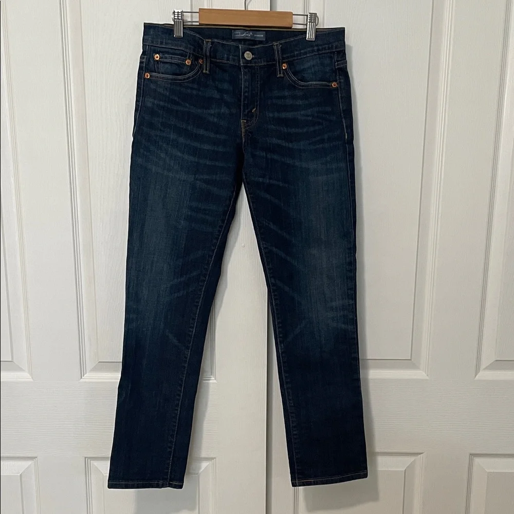 Levi's Junior’s Dark Blue Boyfriend Jeans - Picture 1 of 10
